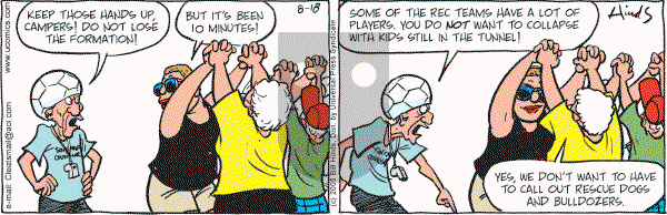 Cleats - Thursday August 18, 2005 Comic Strip