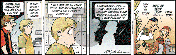 Doonesbury on Saturday April 9, 2011 Comic Strip
