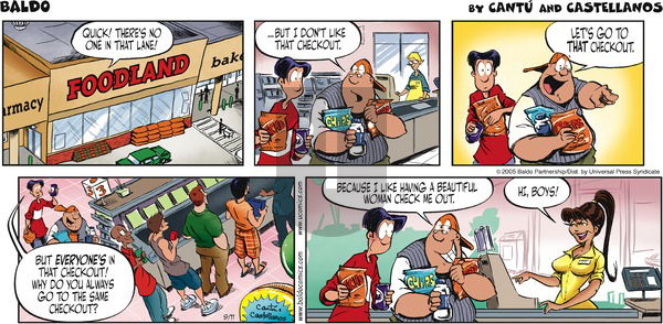 Baldo on Sunday September 11, 2005 Comic Strip