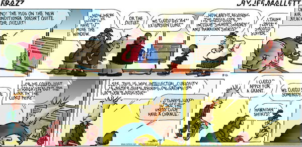 Frazz on Sunday August 12, 2001 Comic Strip