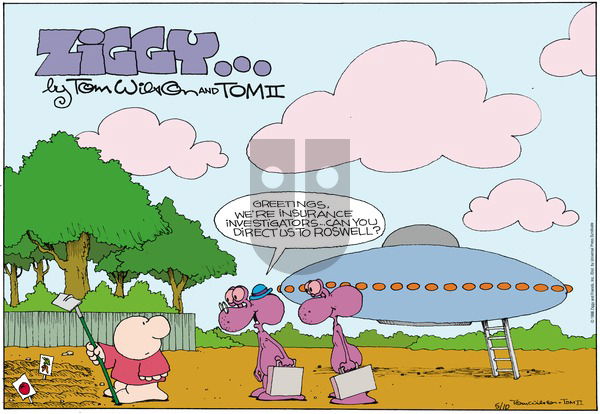 Ziggy on Sunday May 10, 1998 Comic Strip