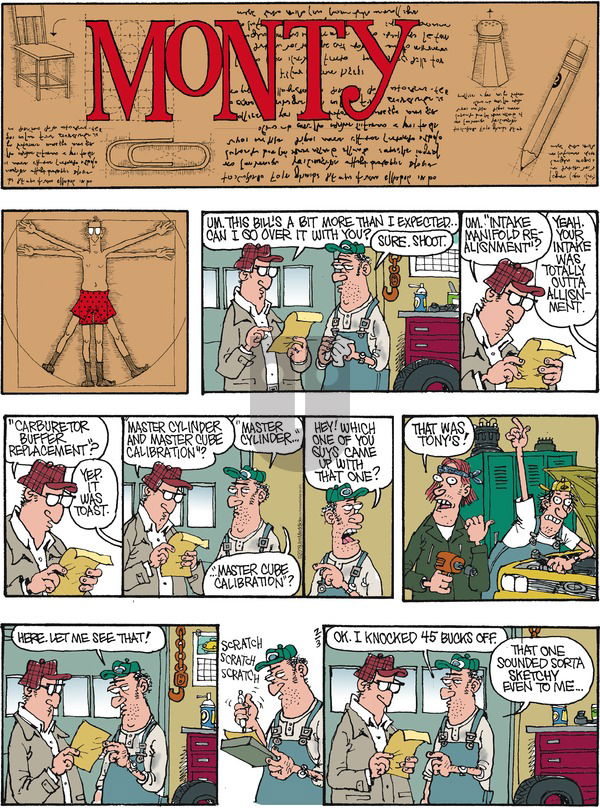 Monty on Sunday February 3, 2019 Comic Strip