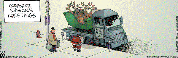 Non Sequitur on Friday December 4, 2015 Comic Strip