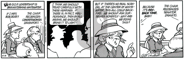Doonesbury on Wednesday April 13, 1994 Comic Strip