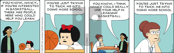 Nancy on Saturday May 4, 2019 Comic Strip