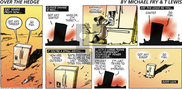 Over the Hedge on Sunday August 13, 2017 Comic Strip