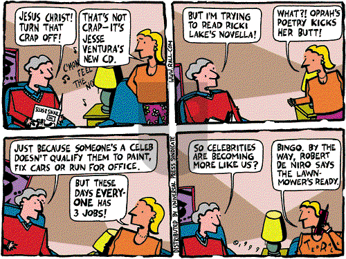 Ted Rall on Saturday October 30, 1999 Comic Strip