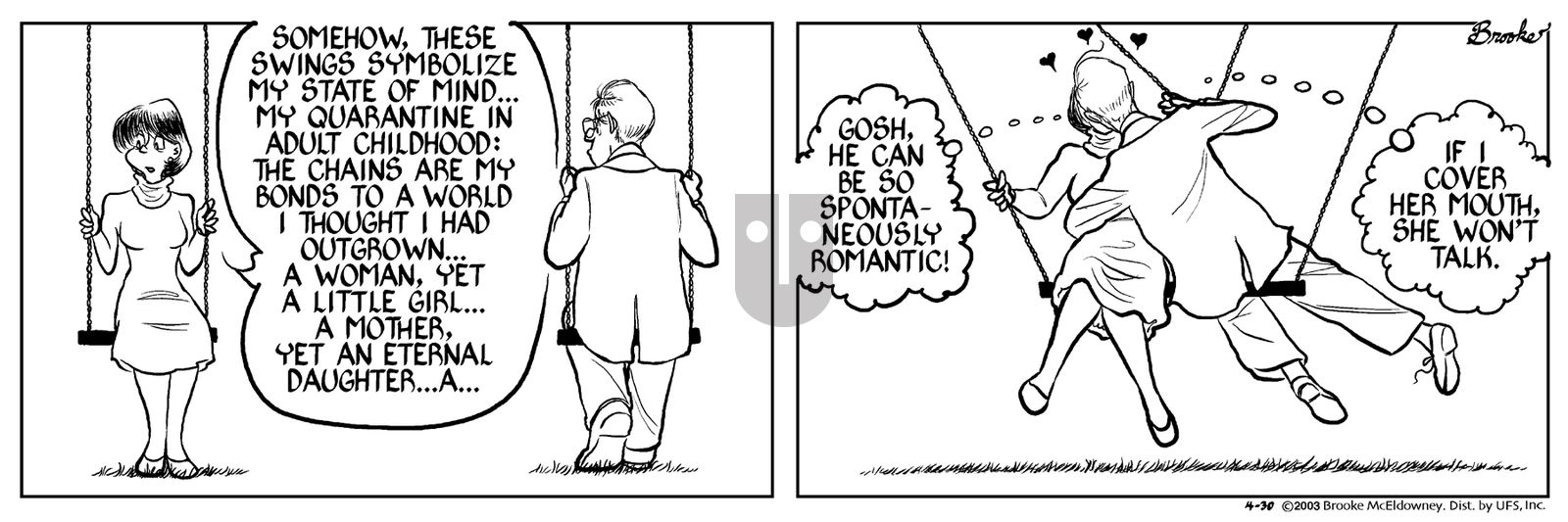 9 Chickweed Lane - Wednesday April 30, 2003 Comic Strip