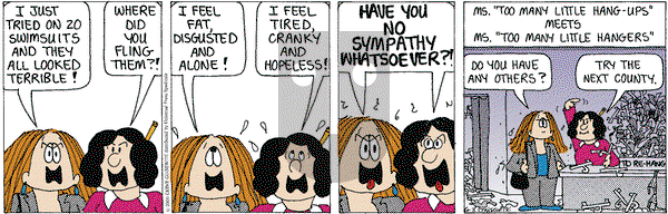 Cathy Classics on Saturday June 3, 2000 Comic Strip
