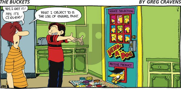 The Buckets on Sunday December 8, 2019 Comic Strip