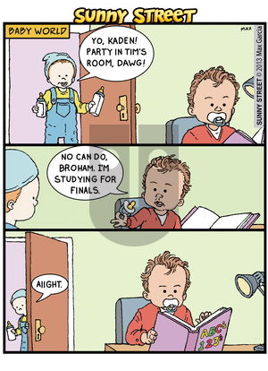 Sunny Street on Thursday November 7, 2013 Comic Strip