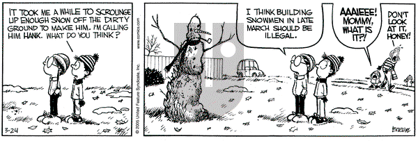 Grand Avenue on Thursday March 24, 2005 Comic Strip