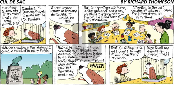 Cul de Sac on Sunday January 13, 2008 Comic Strip