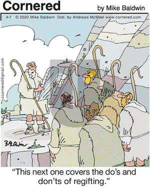 Cornered on Tuesday April 7, 2020 Comic Strip
