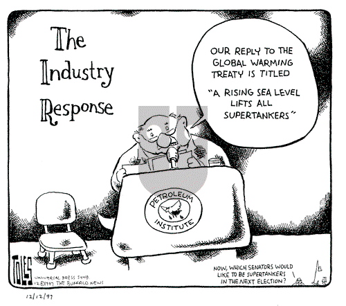 Tom Toles on Friday December 12, 1997 Comic Strip