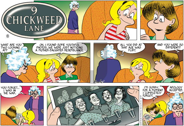9 Chickweed Lane on Sunday June 17, 2001 Comic Strip