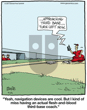 In the Bleachers on Thursday July 12, 2007 Comic Strip