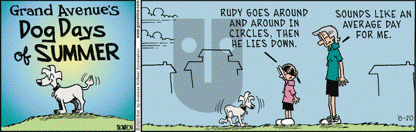 Grand Avenue on Thursday August 20, 2020 Comic Strip