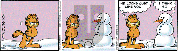 Garfield on Thursday January 20, 2011 Comic Strip