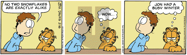 Garfield on Friday February 16, 2007 Comic Strip