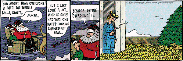 Overboard on Thursday December 25, 2014 Comic Strip