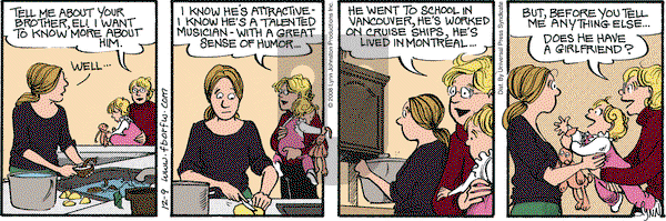 For Better or For Worse on Tuesday December 9, 2008 Comic Strip