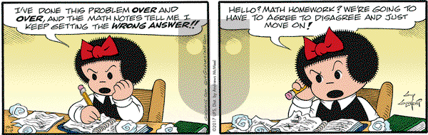 Nancy on Monday January 9, 2017 Comic Strip