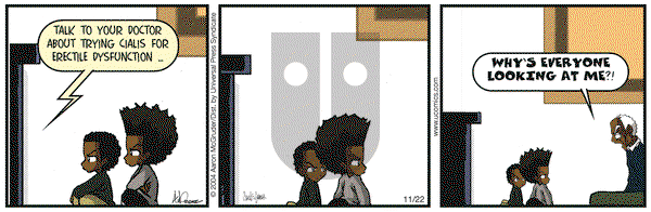 The Boondocks on Monday November 22, 2004 Comic Strip