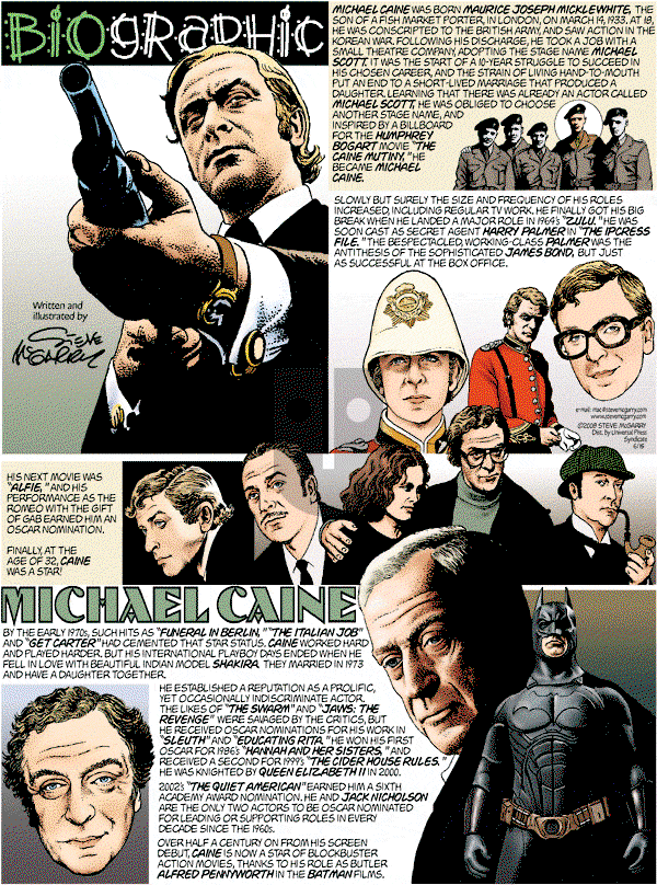 Biographic on Sunday June 15, 2008 Comic Strip