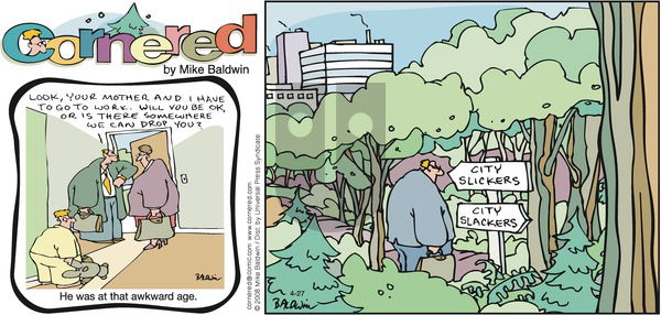 Cornered on Sunday April 27, 2008 Comic Strip