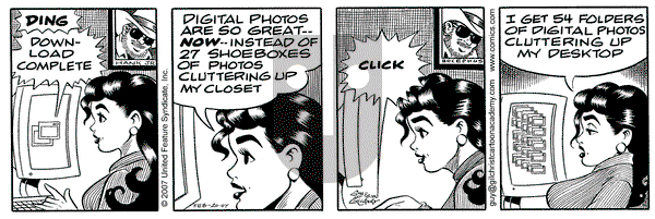 Nancy on Tuesday February 20, 2007 Comic Strip