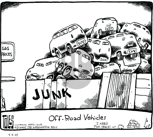 Tom Toles - Sunday September 4, 2005 Comic Strip