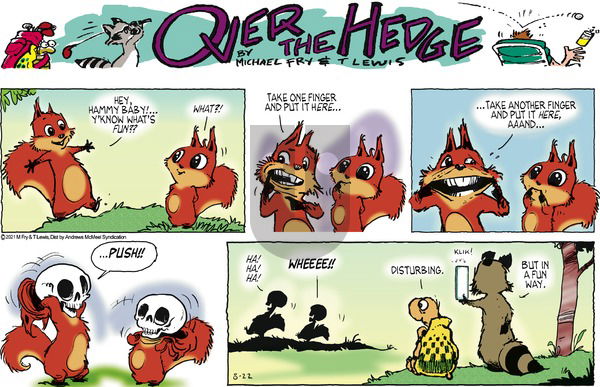Over the Hedge on Sunday August 22, 2021 Comic Strip