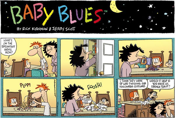 Baby Blues on Sunday October 31, 2010 Comic Strip
