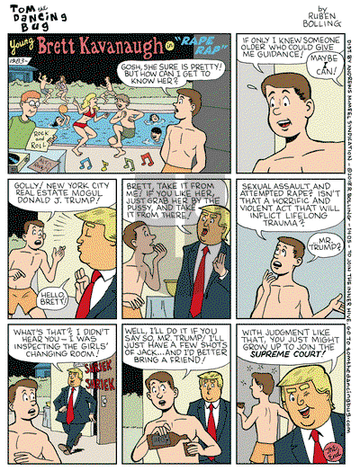 Tom the Dancing Bug on Monday September 17, 2018 Comic Strip