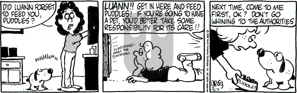 Luann on Saturday May 7, 1988 Comic Strip