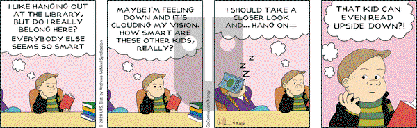 Nancy on Thursday April 9, 2020 Comic Strip