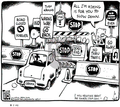 Tom Toles on Wednesday August 5, 2009 Comic Strip