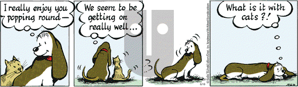 Fred Basset on Saturday June 19, 2021 Comic Strip