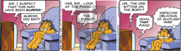 Garfield - Tuesday January 25, 2011 Comic Strip