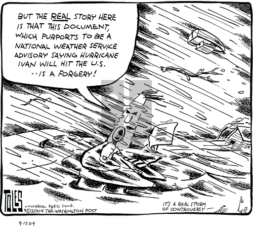 Tom Toles on Friday September 17, 2004 Comic Strip