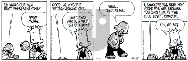 Frazz on Wednesday November 6, 2002 Comic Strip