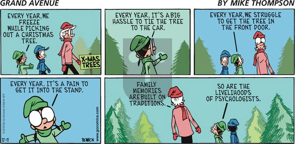 Grand Avenue on Sunday December 11, 2016 Comic Strip