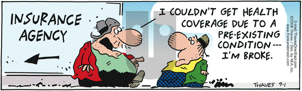 Frank and Ernest on Tuesday September 1, 2009 Comic Strip