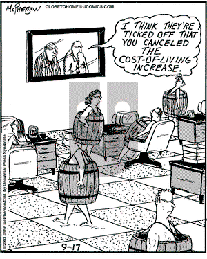 Close to Home on Wednesday September 17, 2003 Comic Strip