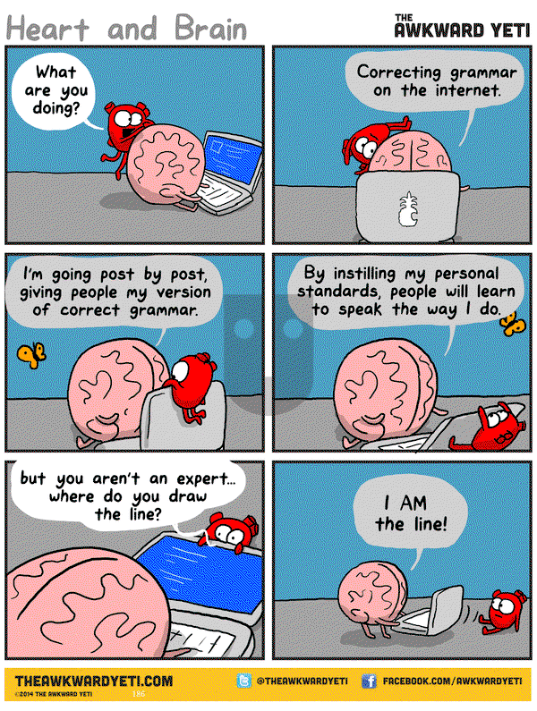 The Awkward Yeti on Saturday September 5, 2015 Comic Strip