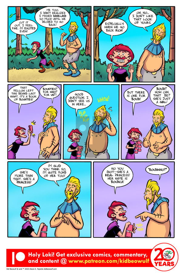 Kid Beowulf - Thursday November 30, 2023 Comic Strip