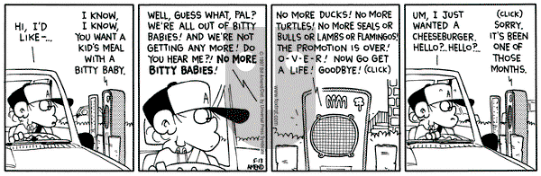FoxTrot on Tuesday May 13, 1997 Comic Strip