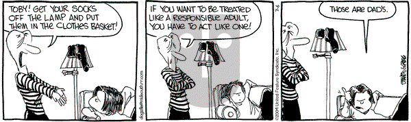 The Buckets on Saturday March 6, 2004 Comic Strip