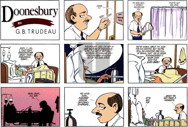 Doonesbury - Sunday April 30, 1989 Comic Strip
